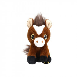 Plüss hangot adó háziállatok, 12 cm, 6 féle