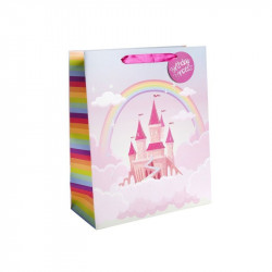 Papírtasak kastély 31*42 Díszcsomagoló, dísztasak Nincs