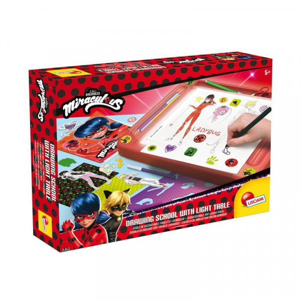 Miraculous rajzsuli világító táblával