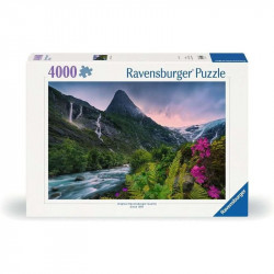 Puzzle 4000 db - Lenyűgöző hegyek 3000+ darabos puzzle Ravensburger