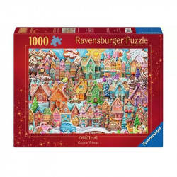 Puzzle 1000 db - Karáconyi süti falu 1000-2999 darabos puzzle Ravensburger