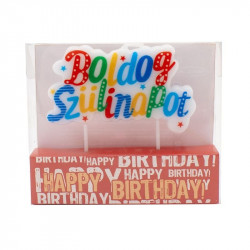 Szülinapi gyertya Díszcsomagoló, dísztasak Nincs