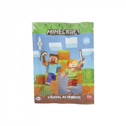 Minecraft figura kulcstartó tasakban Gyűjthető Nincs