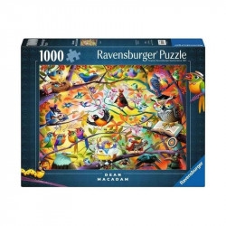 Puzzle 1000 db - Szorgos madárkák 1000-2999 darabos puzzle Ravensburger