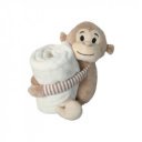 Plüss állatok 25cm takaróval, többféle