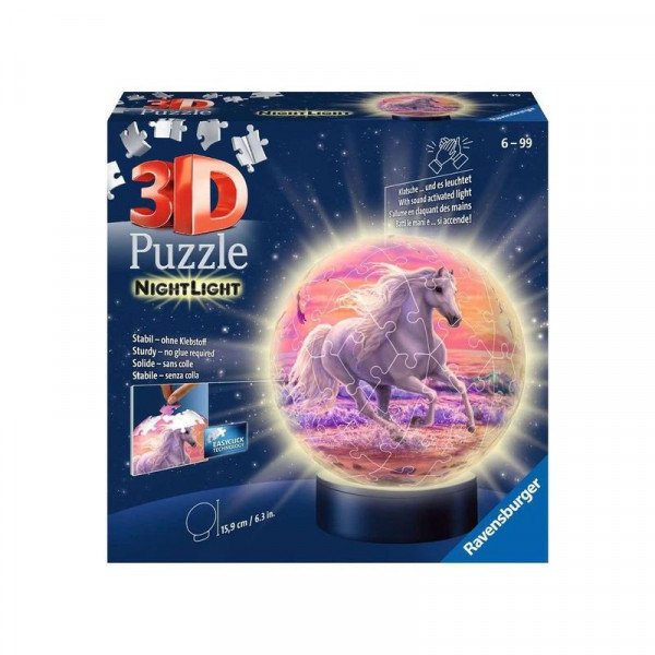 Puzzle 3D 72 db - Lovak a parton