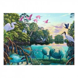 Puzzle 500 db - Lamantin pillanatok 500-999 darabos puzzle Ravensburger