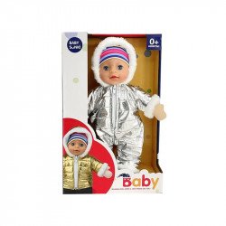 Beszélő baba kabátban, 30 cm Baba, babakocsi Nincs