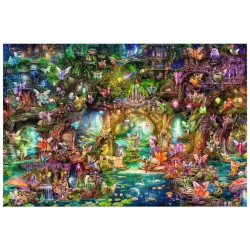 Puzzle 4000 db - Tündérek rejtélyes világa