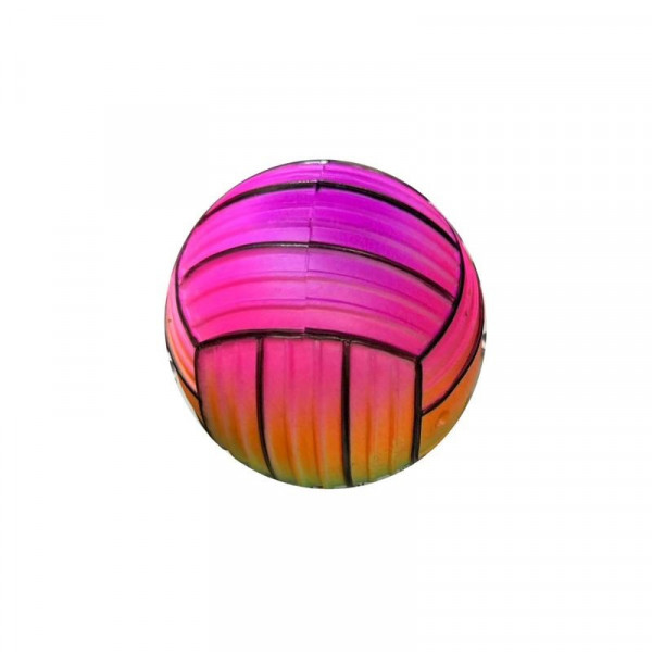 Műanyag szivárvány röplabda 50g 10 cm