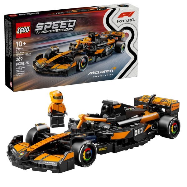 LEGO 77251 MCLAREN F1® TEAM MCL38 VERSENYAUTÓ