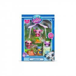 LPS Camping 3 db-os készlet S2 Gyűjthető Littlest Pet Shop