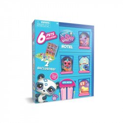 LPS Hotel 6db-os készlet S2 Gyűjthető Littlest Pet Shop