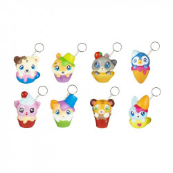 Mini squishy kulcstartó, 5 cm, 8 féle Ajándék Nincs