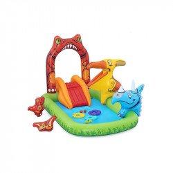 Jurassic Splash játéksziget 2,41 m x 1,40 m x 1,37 m Matrac, szörf, ráülős állatok Nincs
