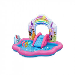 Princess palota játékközpont 2, 21 m x 1, 93 m x 1, 40 m Matrac, szörf, ráülős állatok Bestway