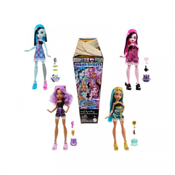 Monster High - misztikus meglepetés baba