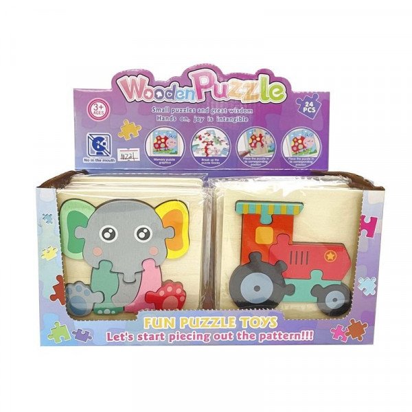 Fa puzzle, 12 féle