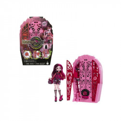 Monster High szörnyen jóbarátok titkai - rémes nyomozás kertitkok - Draculaura Baba, babakocsi Mattel