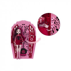 Monster High szörnyen jóbarátok titkai - rémes nyomozás kertitkok - Draculaura Baba, babakocsi Mattel