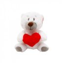 Plüss állatok, szivecskével, 27 cm, 4 féle