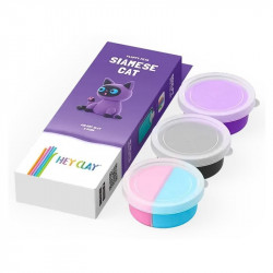Hey Clay Figura Pihepuha Sziámi Macska