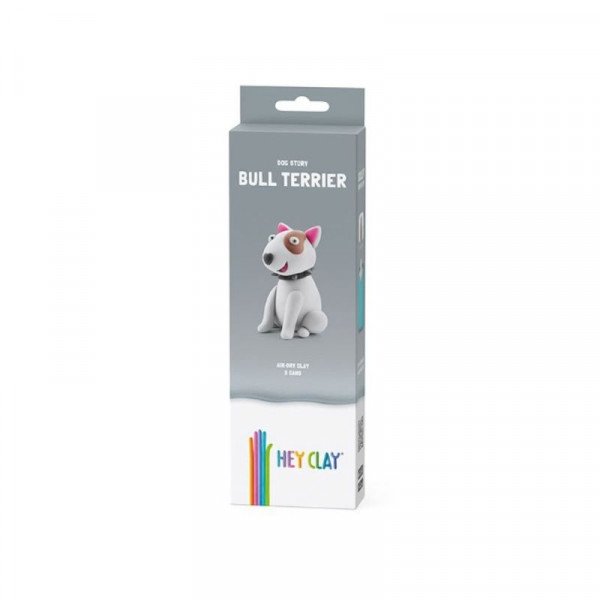 Hey Clay Figura Kutyák Bull Terrier