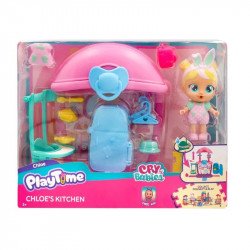 Cry Babies Playtime Chloe Konyhája Baba, babakocsi IMC Toys