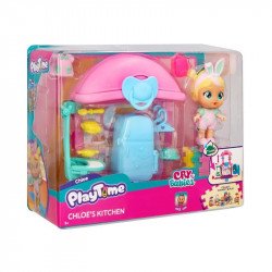 Cry Babies Playtime Chloe Konyhája Baba, babakocsi IMC Toys