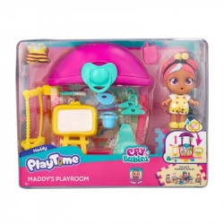 Cry Babies Playtime Maddy Játszószobája Baba, babakocsi IMC Toys