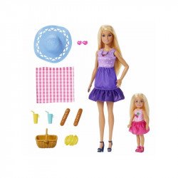 Barbie és Chelsea duó készlet Baba, babakocsi Mattel