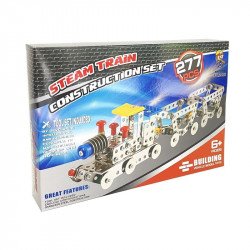 Fémépítő - vonat 277 db Építőjáték Nincs