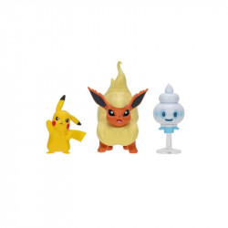 Pokémon 3 db-os figura csomag -  Pikachu, Vanillite, Flareon Gyűjthető Nincs