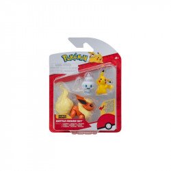 Pokémon 3 db-os figura csomag -  Pikachu, Vanillite, Flareon Gyűjthető Nincs