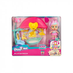 Cry Babies Playtime Bella Fürdőszobája Baba, babakocsi IMC Toys