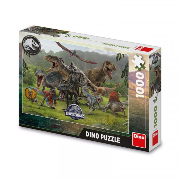 Puzzle 1000 db - Jurassic world