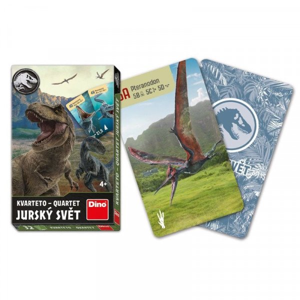 Kvartett kártya - Jurassic world