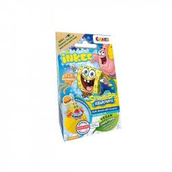 Inkee, vegan fürdőgolyó csomag SpongyaBob fiurával, hamburger aromájú Kreatív készlet Nincs