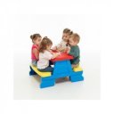 Piknikasztal vegyes színben