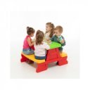 Piknikasztal vegyes színben