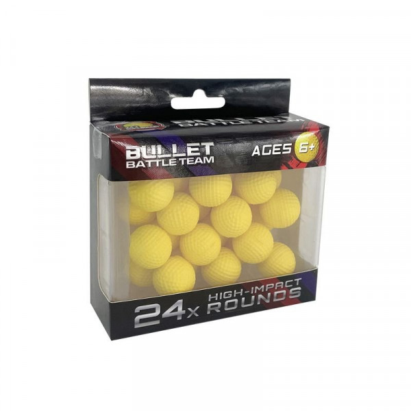 2, 3 cm szivacsgolyó töltény 24 db