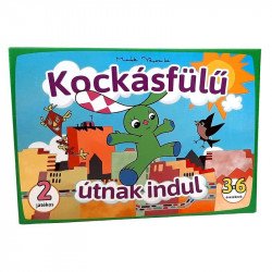 Kockásfülű útnak indul társasjáték Társasjáték kicsiknek