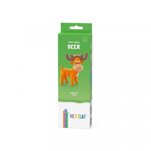 Hey Clay Figura Erdei Állat Szarvas