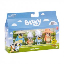 Bluey Szett Családi Utazás 4db Gyűjthető