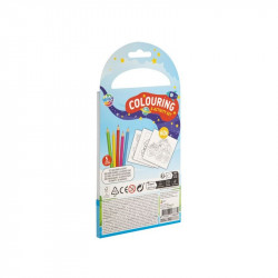 Kifestő és foglalkoztazó szett 5 ceruzával, 2 féle