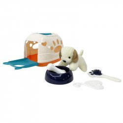 Kutya utazótáskában Állatfigura, állatszett Nincs