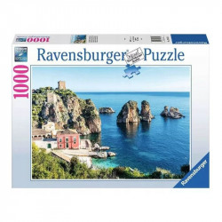 Puzzle 1000 db - Faraglioni di Scopello 1000-2999 darabos puzzle Ravensburger
