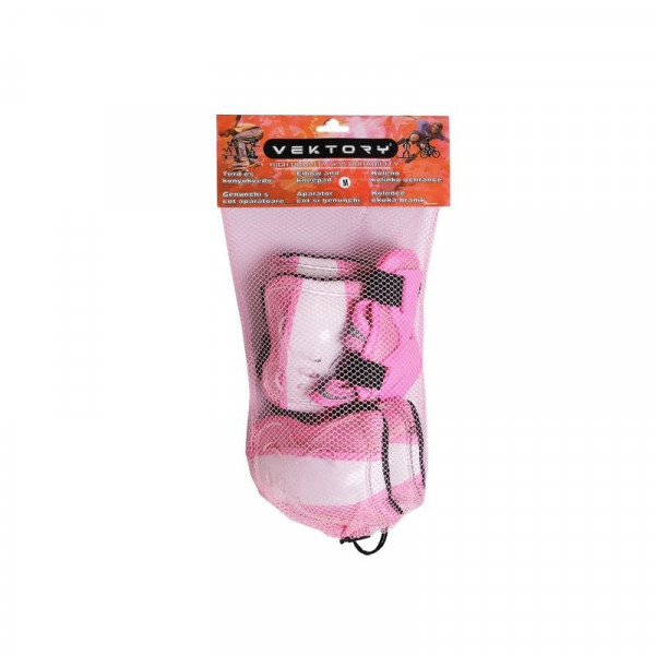 Védőfelszerelés rózsaszín: térd és könyökvédő