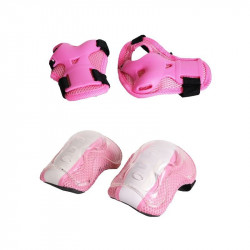 Védőfelszerelés rózsaszín: térd és könyökvédő