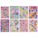 Csillogó matrica könyv, A5, 8 lap - Mancs őrjárat